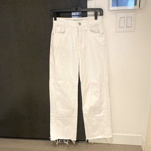 Never before worn white wide leg Zara pants!